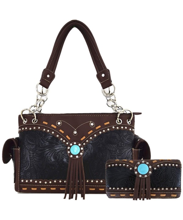 Turquoise Concealed Western Handbags Shoulder