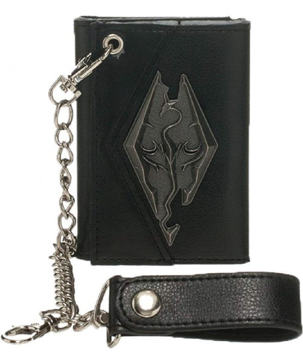 Skyrim Dragon Metal Badge Wallet