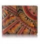 Anuschka Handpainted Leather Wallet Tribal