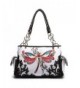 Western Handbag Colorful Dragonfly Studded