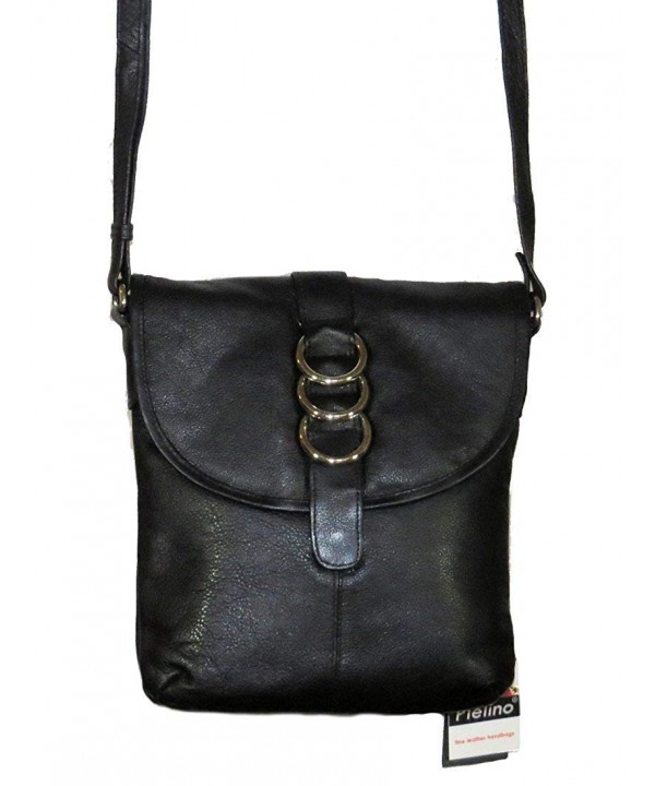 Pielino Leather Crossbody Handbag Black