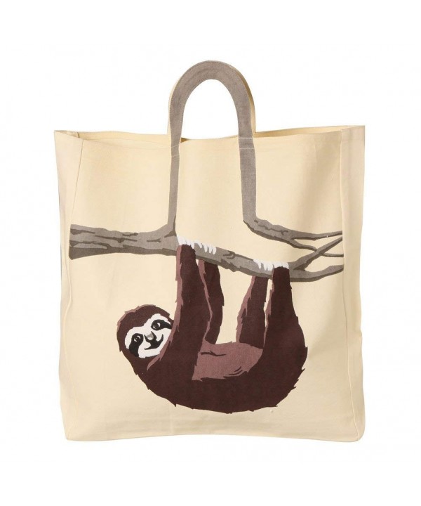 Womens Sloth Animal Canvas Tote