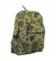 Planets Stars Celestial Green Backpack