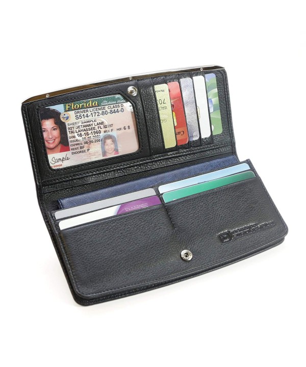 RFID Wallet Ladies Slim Clutch