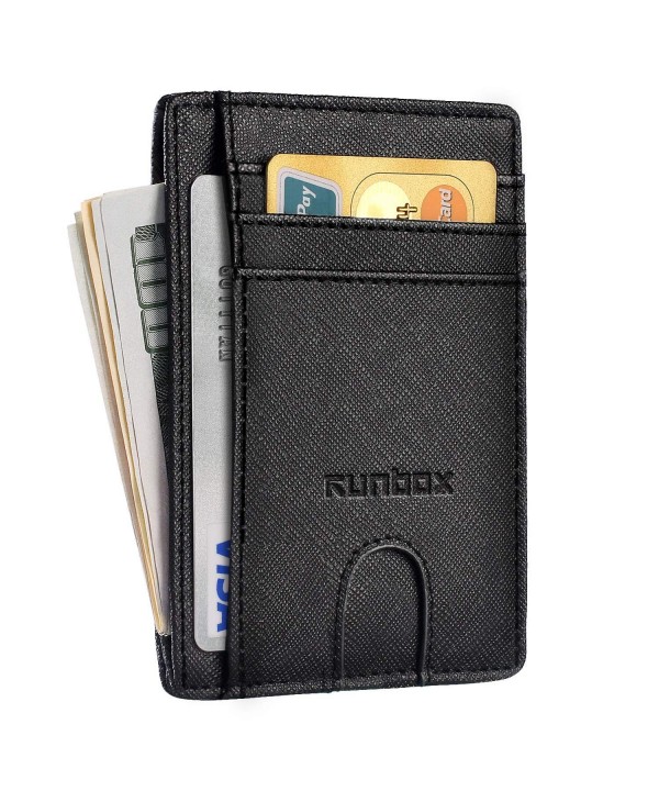 Minimalist Wallets Blocking Genuine Leather