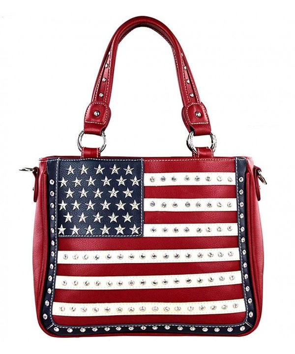 US04G 8260 Montana West Concealed Handbag Red