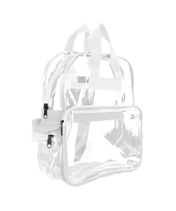 DALIX Clear Backpack Smooth Plastic