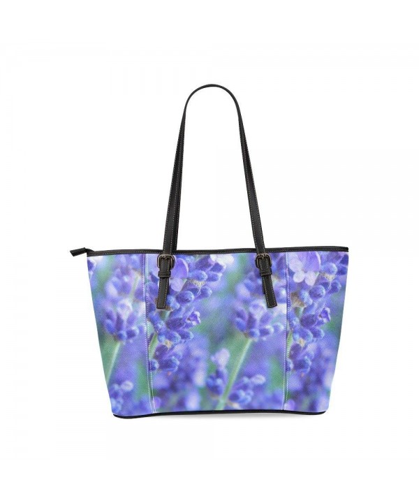 InterestPrint Lavender Romantic Leather Shoulder