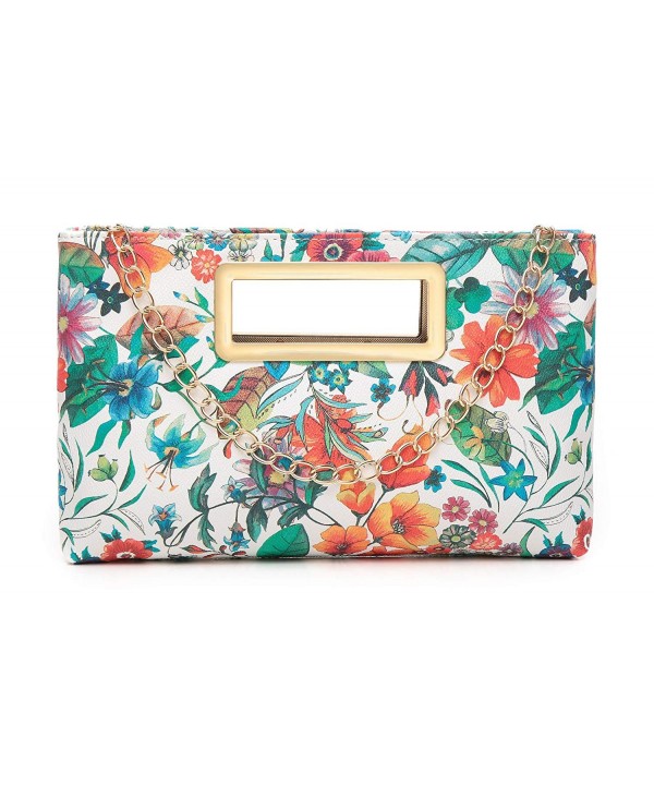 Aitbags Clutch Evening Shoulder Handbag Floral