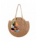 Donalworld Pompom Shoulder Summer Coffee