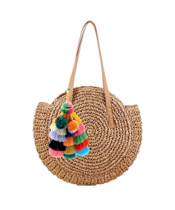 Donalworld Pompom Shoulder Summer Coffee