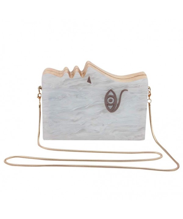 Flada Acrylic Evening Handbag Shoulder