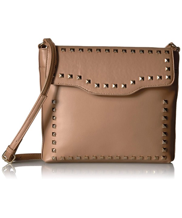 Cross Body with Studs - Tan - C217YLZWW90