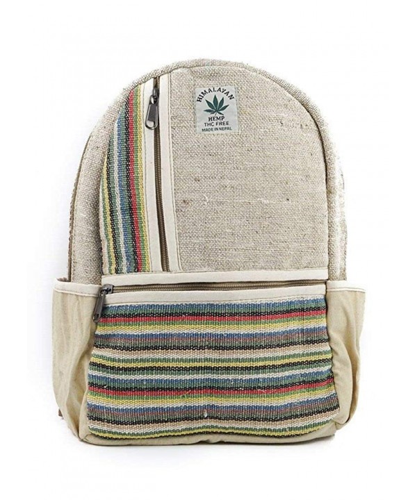 Small Mini Hemp Boho Backpack