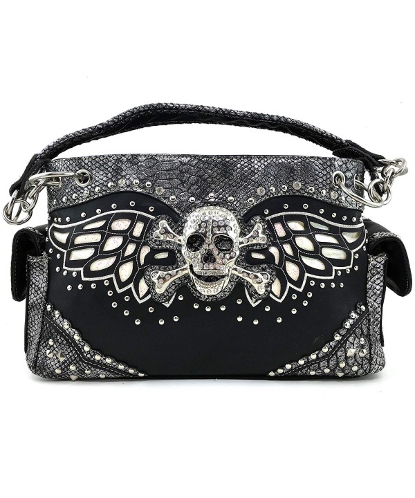 Justin West Crossbones Concealed Crossbody