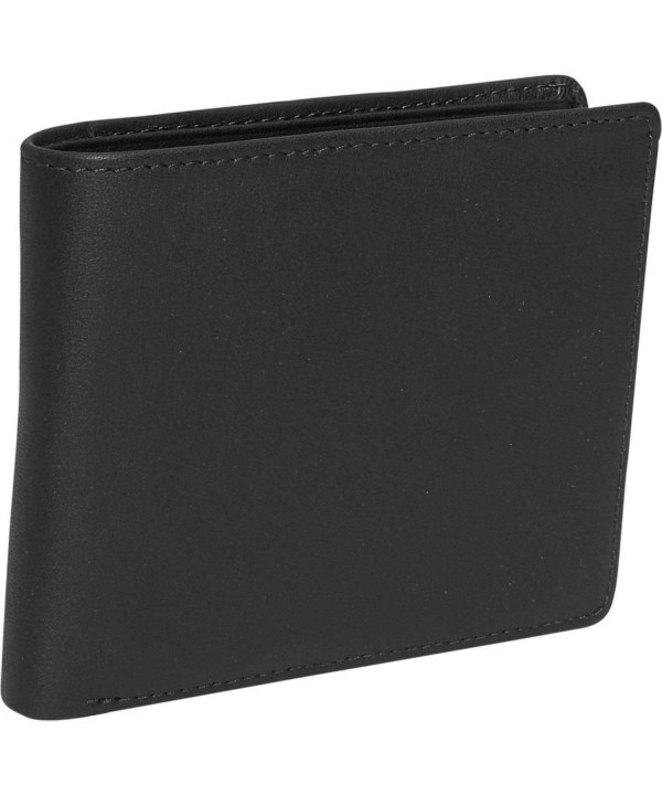 Royce Leather Commuter Wallet Black