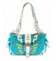 Western Style Butterfly Purse Satchel