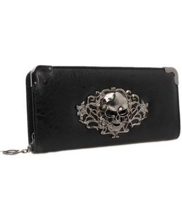 Hengsong Vintage Leather Zipper Clutch