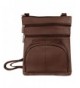 Vivoi Multi Pocket Genuine Leather Crossbody