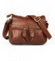 YALUXE Cowhide Leather Crossbody Shoulder