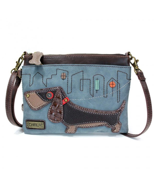 Crossbody Handbag Shoulder Adjustable Dog Indigo