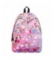 SWYIVY Rainbow Unicorn Bookbags Kids Dark