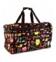 Give Print Large Duffle Brown