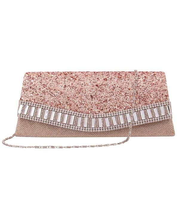 Candice Elegant Envelope Shoulder Champagne