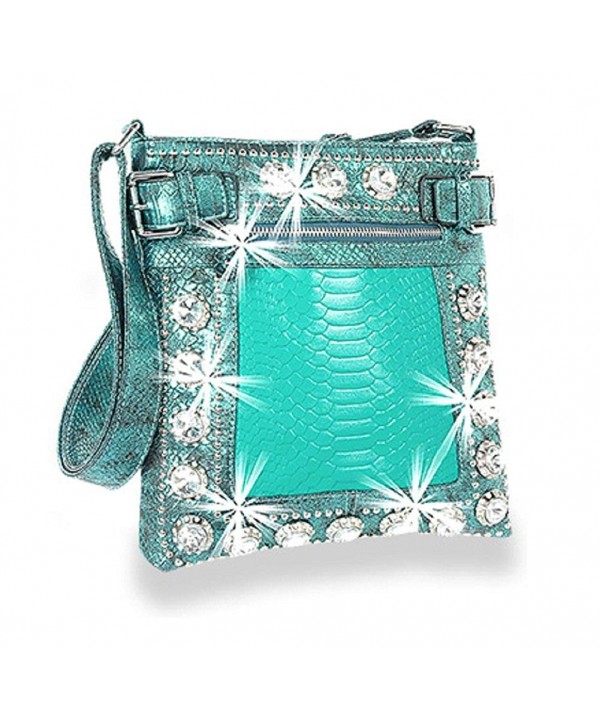 HX Bling Rhinestone Hipster Messenger