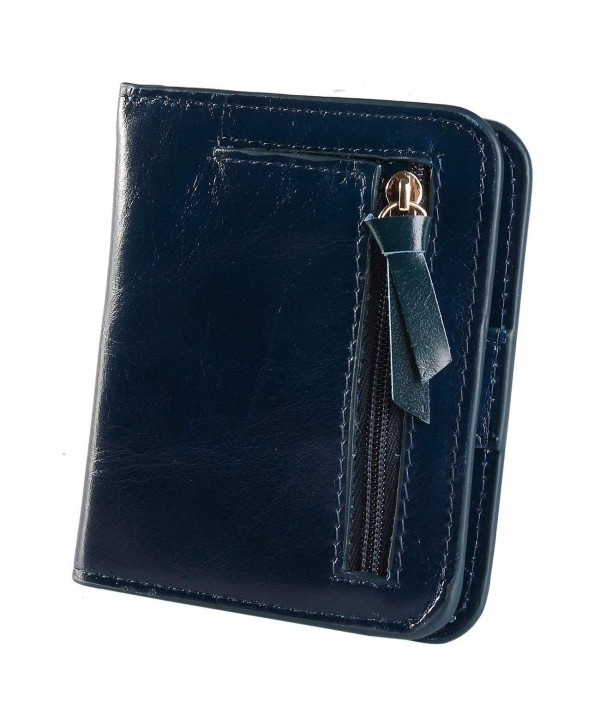 Ultra thin slimfold Compact Bi fold Leather