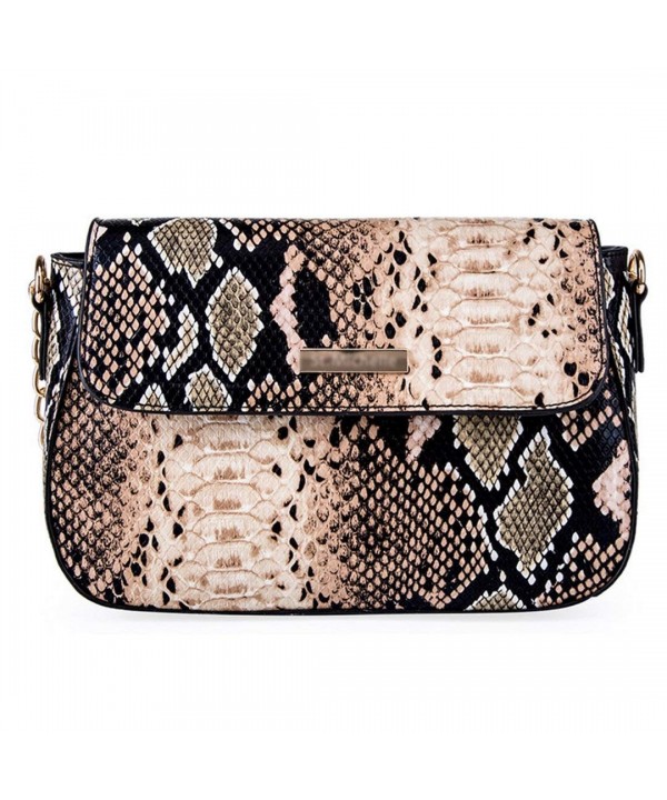 YAOSEN Snakeskin Pattern Shoulder Crossbody