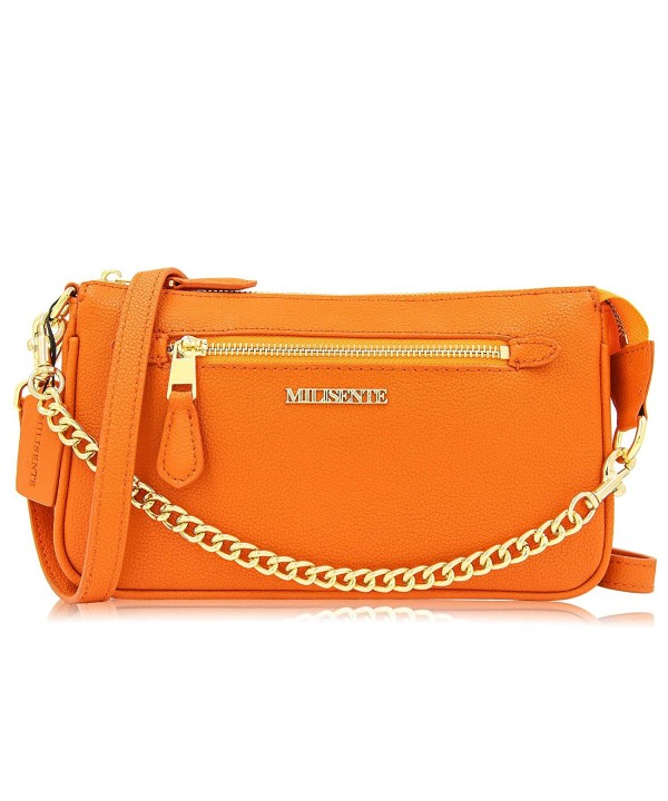 Milisente Crossbody Genuine Leather Zipper