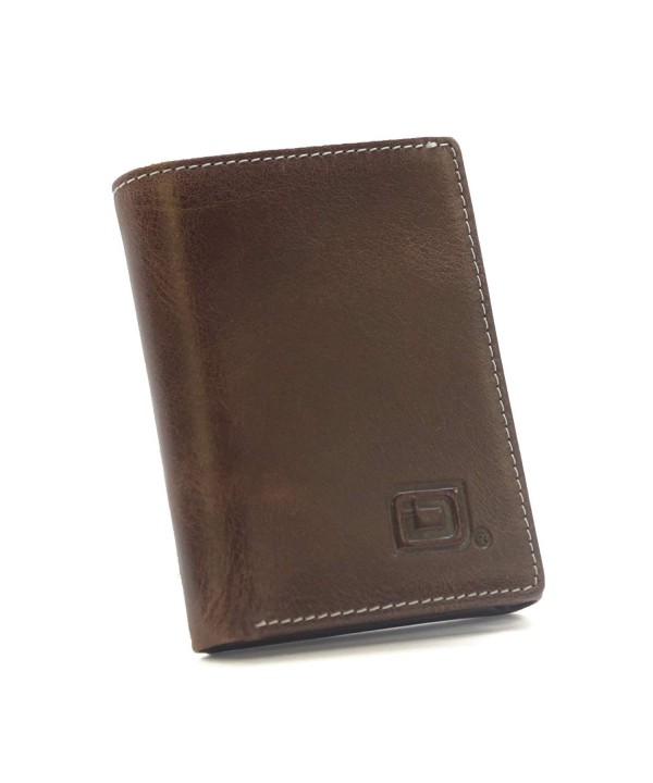 RFID Wallet Trifold Stonewashed Finish