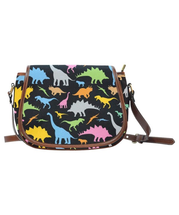 InterestPrint Dinosaur Waterproof Crossbody Messenger