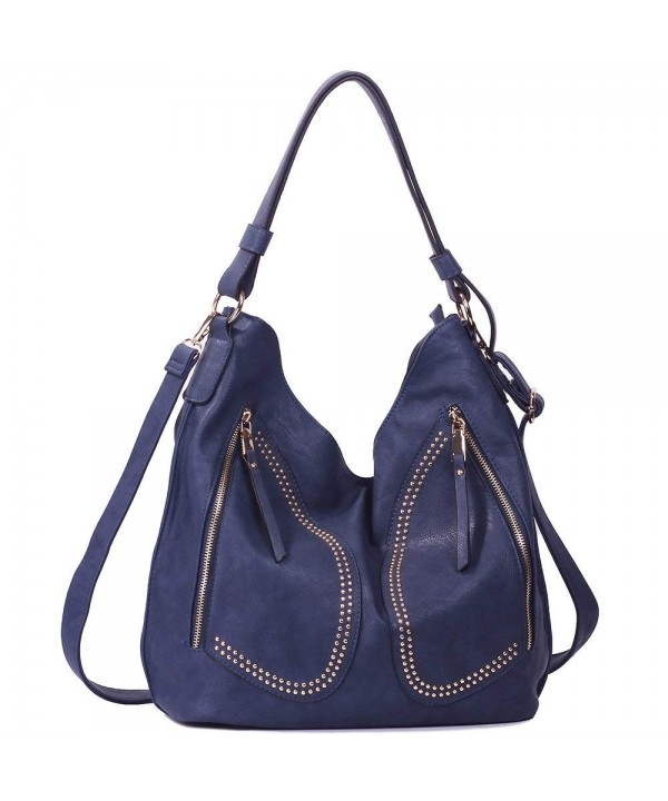 Handbags WISHESGEM Satchel Shoulder Leather