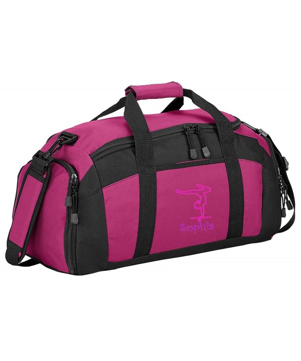 Personalized Gymnastics Sports Duffel Tropical