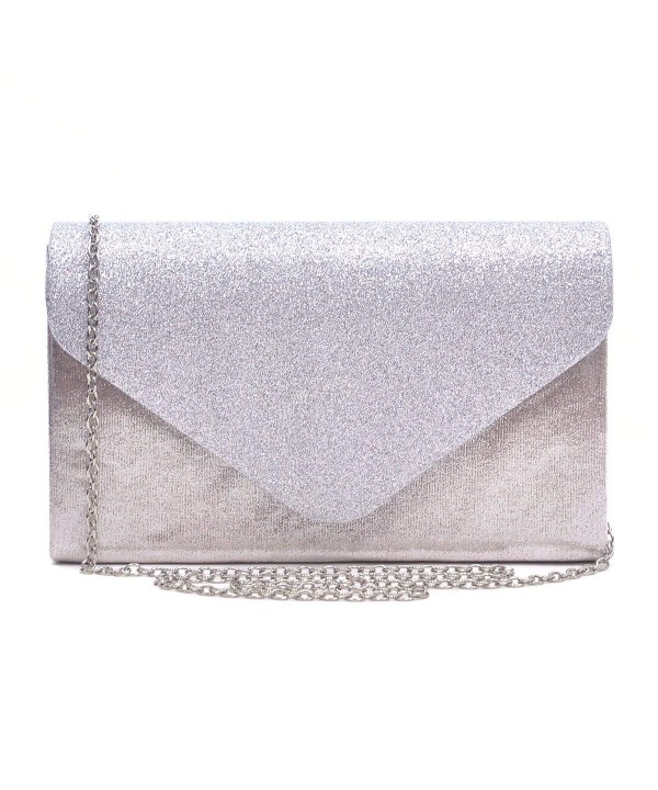 Dasein Evening Envelope Frosted Handbag