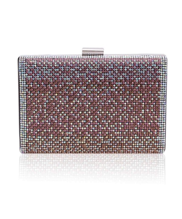 Damara Womens Multicolor Rhinestone Evening