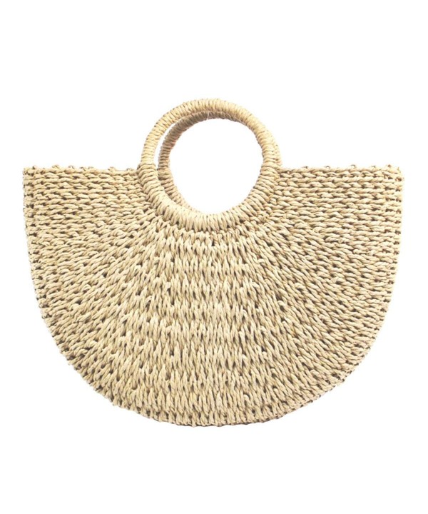 Straw Hand woven Handle Summer bag