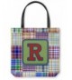 Madras Plaid Print Canvas Personalized