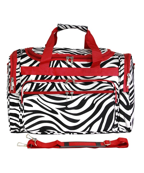 Luggage Duffle Trim Zebra Size