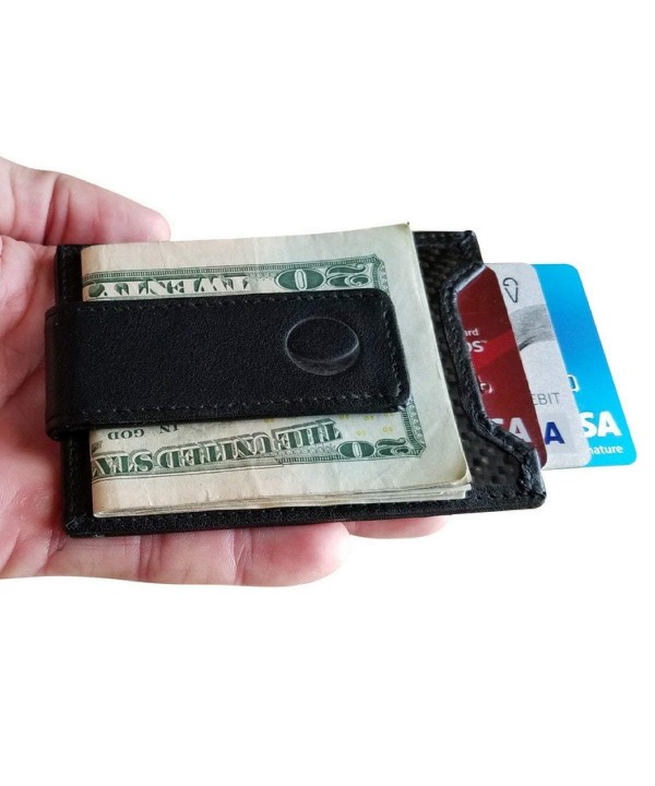 Slim Carbon Fiber Money Clip Wallet - Magnetic with a Secure Travel ...