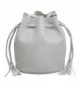 Elephant Textured Leather Drawstring Fashion