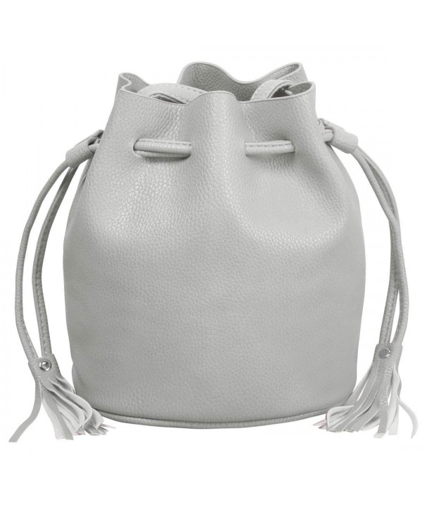 Elephant Textured Leather Drawstring Fashion