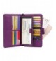 AINIMOER Blocking Organizer Checkbook Purple