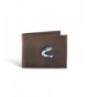 Action Marlin Embroidered Leather Bi Fold