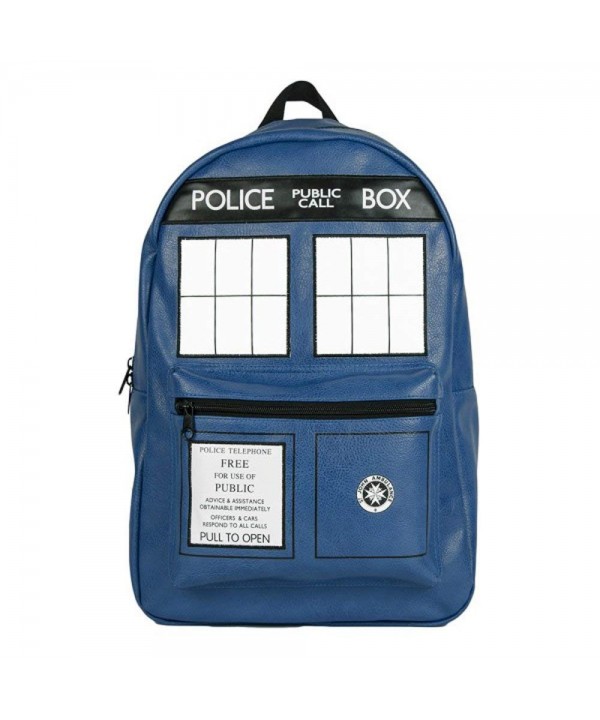 Doctor Who Tardis Leather Backpack