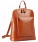 Womens Vintage Leather Backpack Daypack