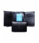 Fighter Embossed Leather Trifold Wallet