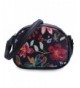 DAVIDJONES Fashion Floral Leather Crossbody